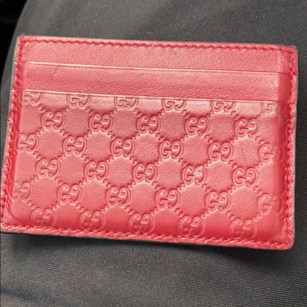 Gucci cardholder Red